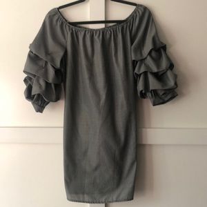 Off the shoulder lightweight cotton summer dress